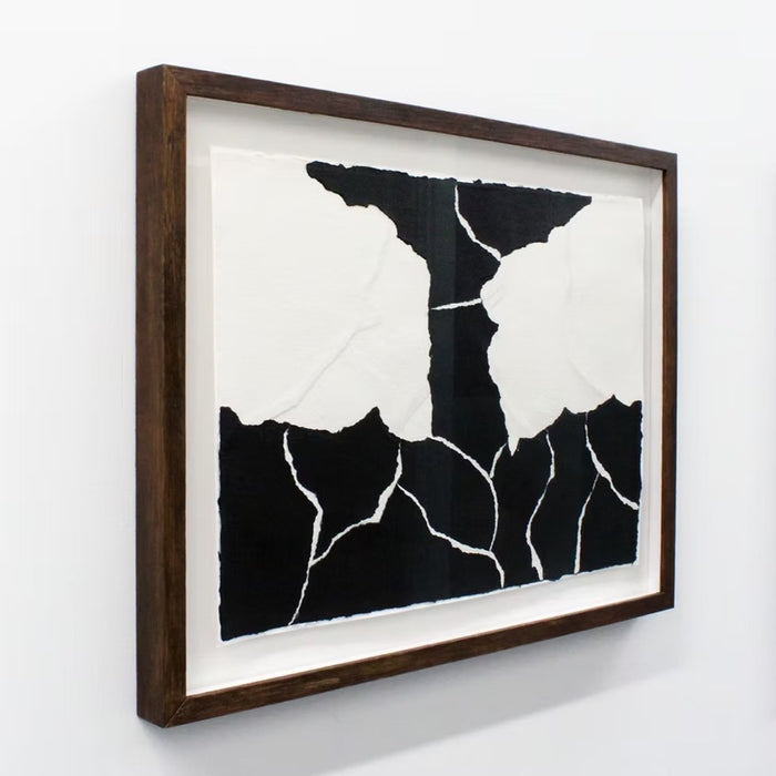 Henry Woolway, Von Oben on paper No3, Abstract Wall art for sale with artist signature from Smolensky Gallery