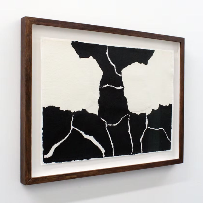 Henry Woolway, Von Oben on paper No4, Abstract Wall art for sale with artist signature from Smolensky Gallery