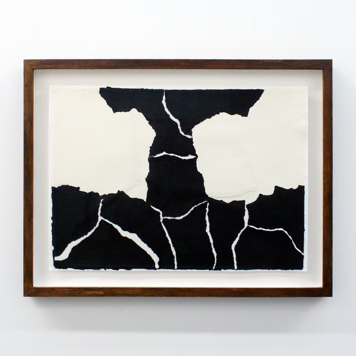 Henry Woolway, Von Oben on paper No4, Abstract Wall art for sale with artist signature from Smolensky Gallery