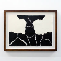 Henry Woolway, Von Oben on paper No4, Abstract Wall art for sale with artist signature from Smolensky Gallery