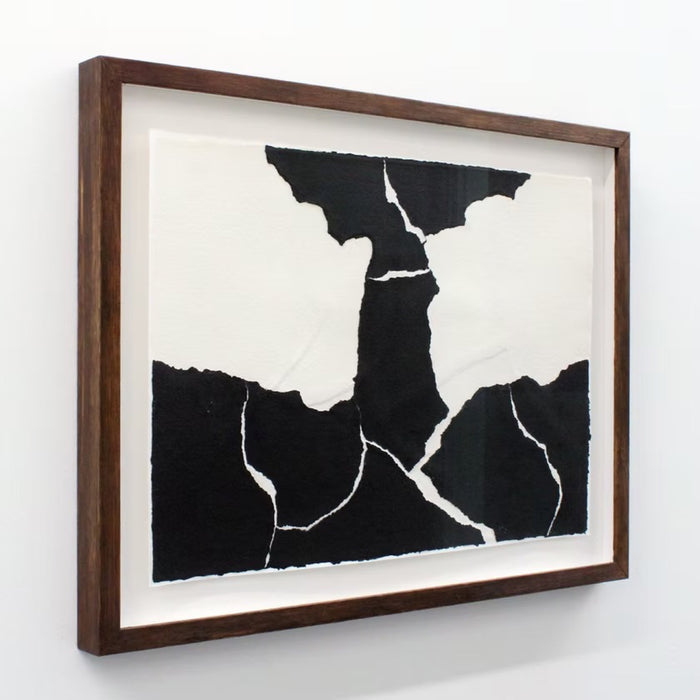 Henry Woolway, Von Oben on paper No5, Abstract Wall art for sale with artist signature from Smolensky Gallery