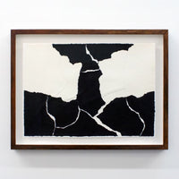 Henry Woolway, Von Oben on paper No5, Abstract Wall art for sale with artist signature from Smolensky Gallery