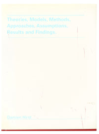 Damien Hirst, Theories, Models, Methods, Approaches, Assumptions, Results, and Findings, 2000