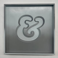 CurlyMark, Ampersand (Grey and Grey), 2024