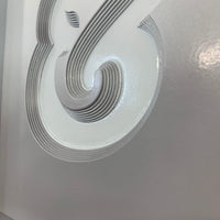 CurlyMark, Ampersand (Grey and Grey), 2024