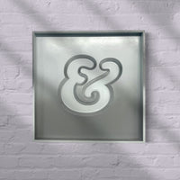 CurlyMark, Ampersand (Grey and Grey), 2024