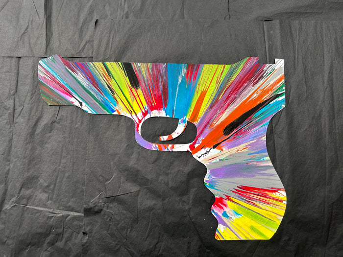 Damien Hirst, Gun Spin Painting, 2009