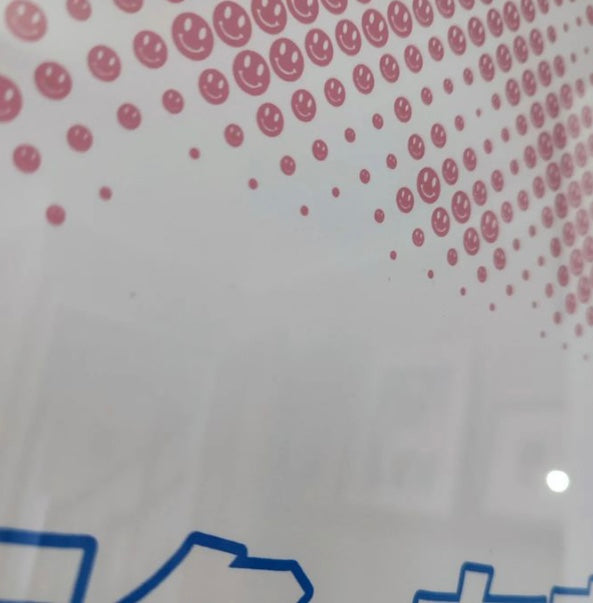 CurlyMark, Smiley Invader (Pink), 2024