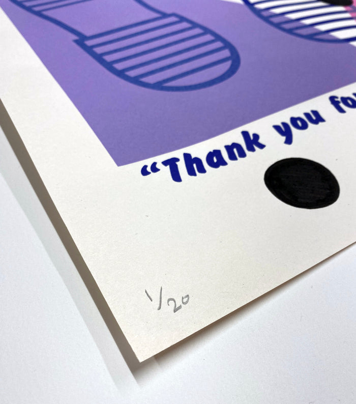 Mr Penfold, Valet 2 Step No2 (Purple One), 2023 - Smolensky Gallery