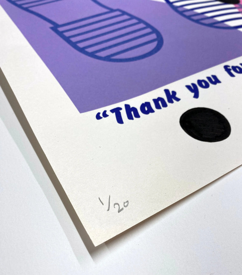 Mr Penfold, Valet 2 Step No2 (Purple One), 2023 - Smolensky Gallery