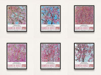 Damien Hirst, The Set of 6 Foundation Cartier Cerisiers En Fleurs Cherry, 2021