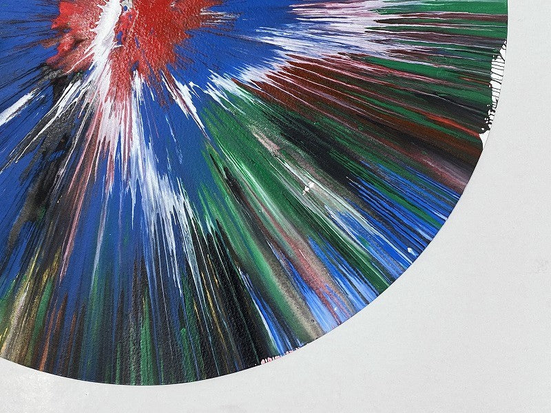 Damien Hirst, Spin Painting (Circle), 2009