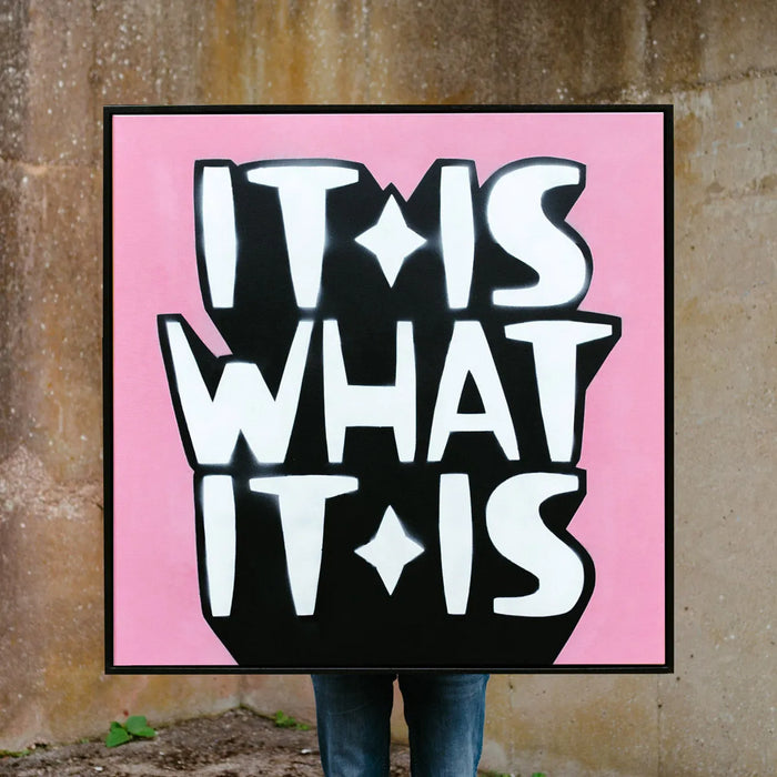 Kid Acne, IT IS WHAT IT IS (PINK), 2023 - Smolensky Gallery