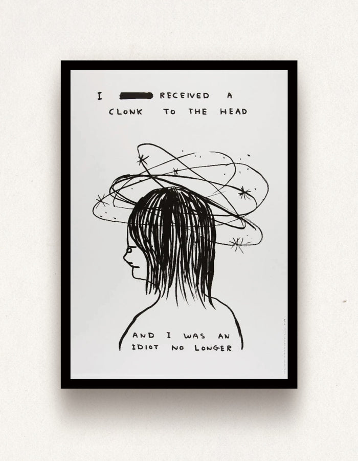 David Shrigley, I Received a Clonk To The Head, 2022