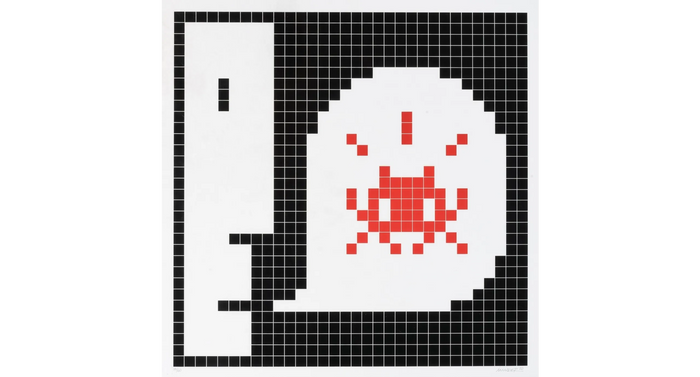 Invader, Alert (Red), 2021-Smolensky Gallery