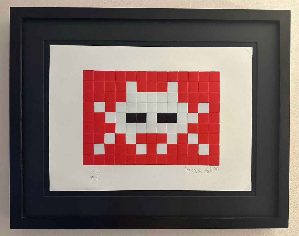 Invader, Invasion (Red), 2009-Smolensky Gallery