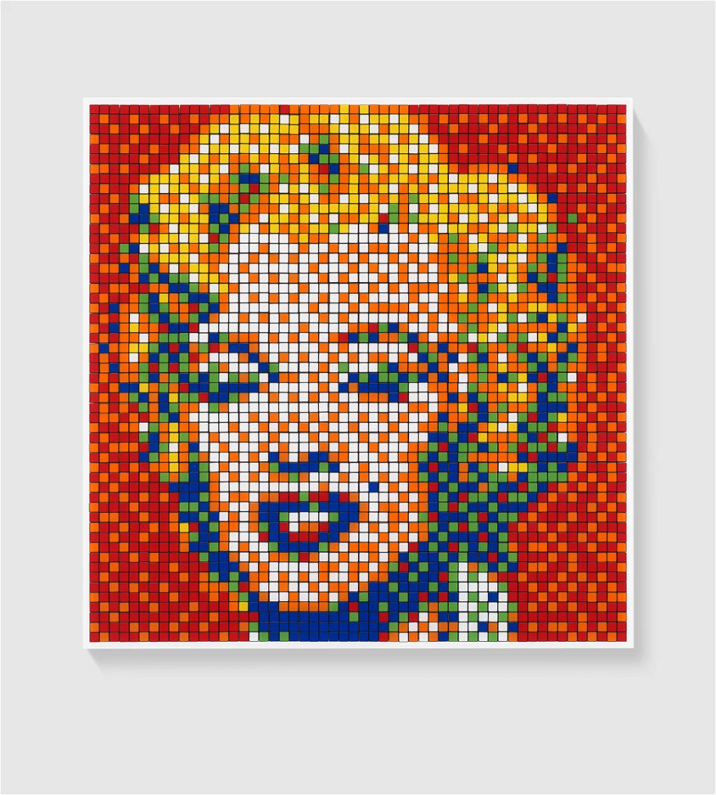 Invader, Rubik Shot Red Marilyn, 2023-Smolensky Gallery