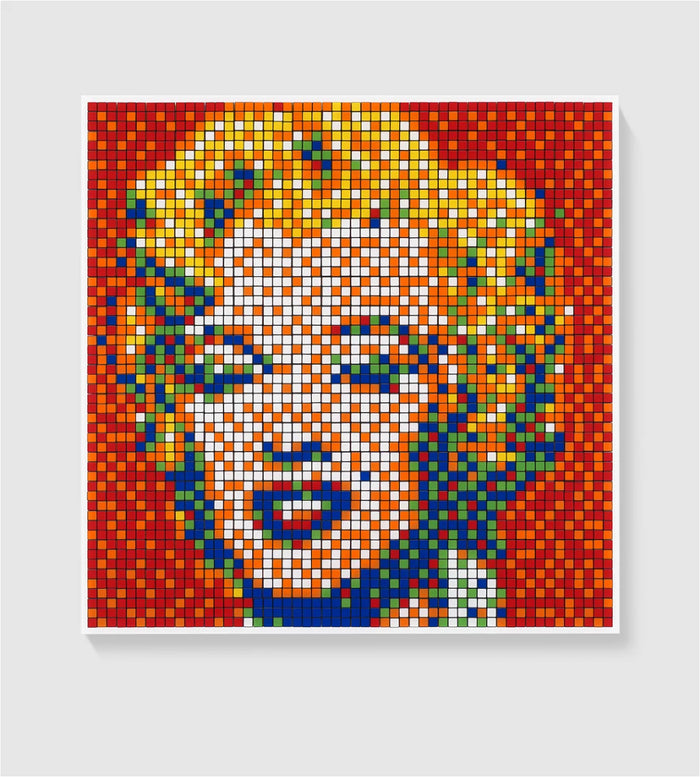 Invader, Rubik Shot Red Marilyn, 2023-Smolensky Gallery