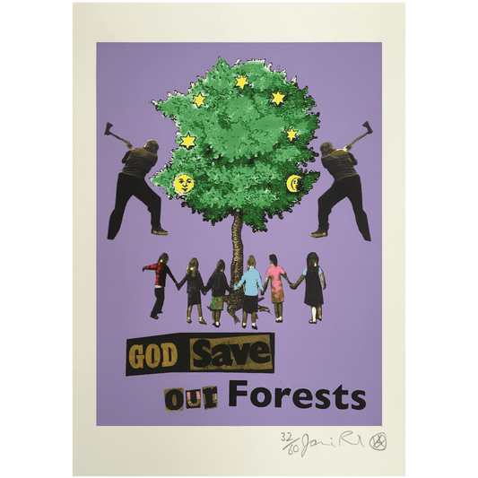Jamie Reid, God Save Our Forests, 2015 - Smolensky Gallery