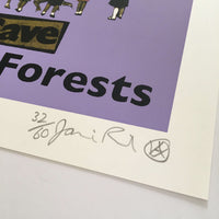 Jamie Reid, God Save Our Forests, 2015 - Smolensky Gallery
