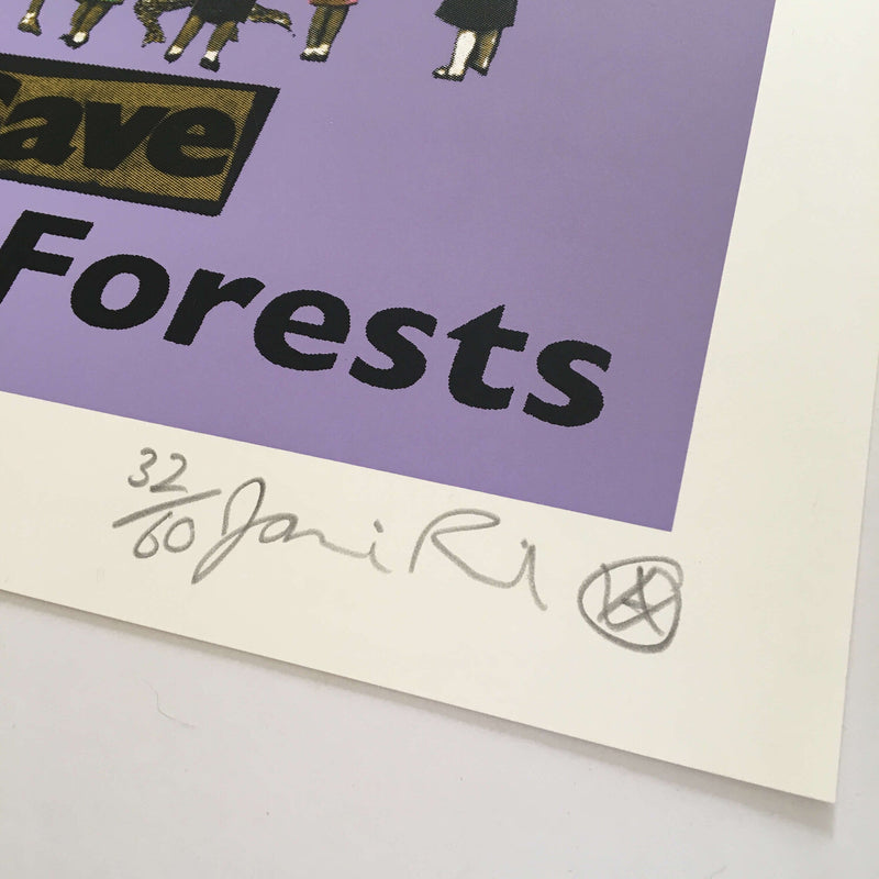 Jamie Reid, God Save Our Forests, 2015 - Smolensky Gallery