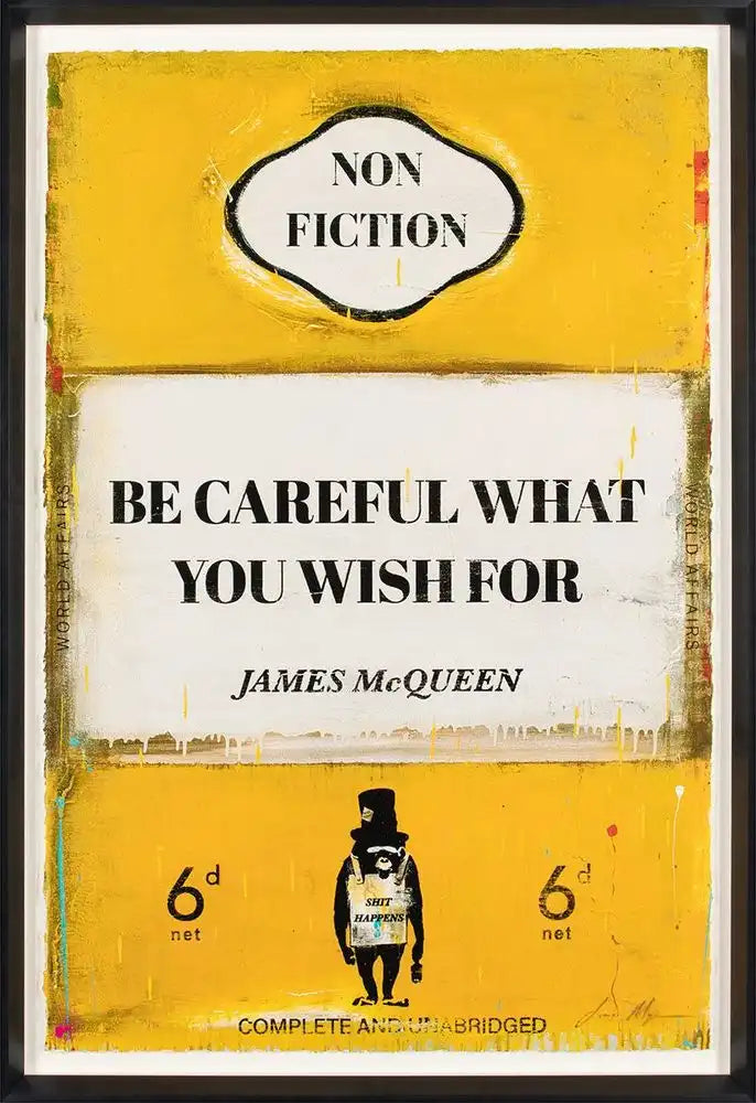 James McQueen Be Careful What You Wish For, 2022 (Framed)