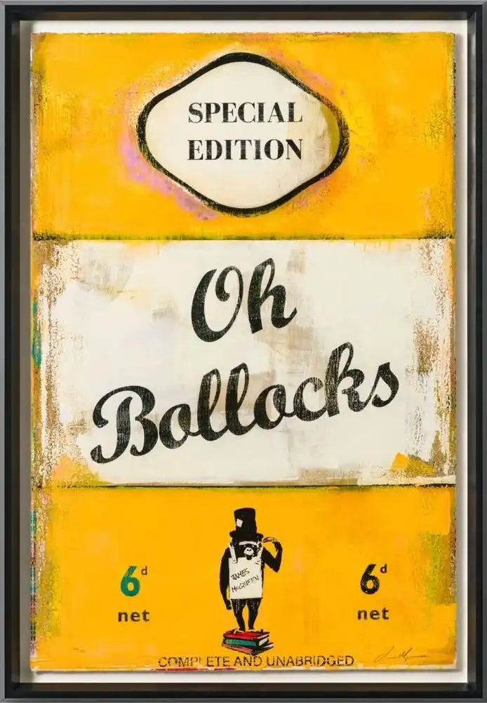 James McQueen, Oh Bollocks, 2024 (Framed)