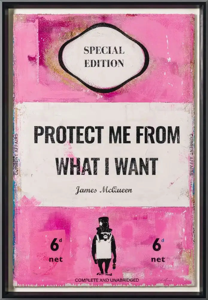 James McQueen, Protect Me From What I Want, 2024 (Framed)