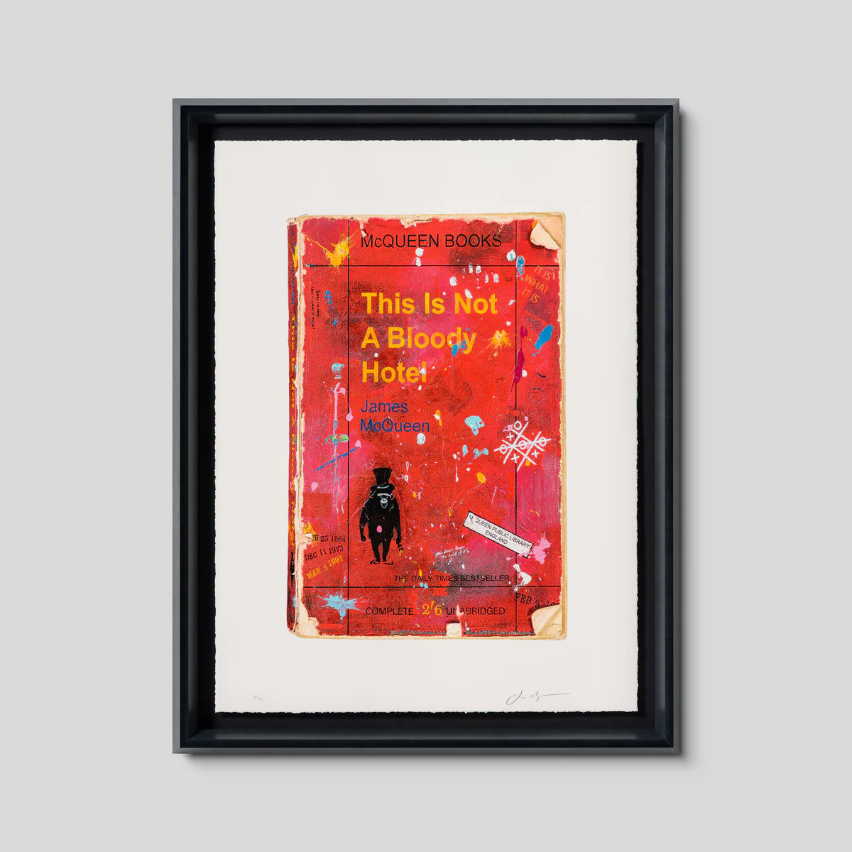 James McQueen, This Is Not A Bloody Hotel, 2025 (Framed)