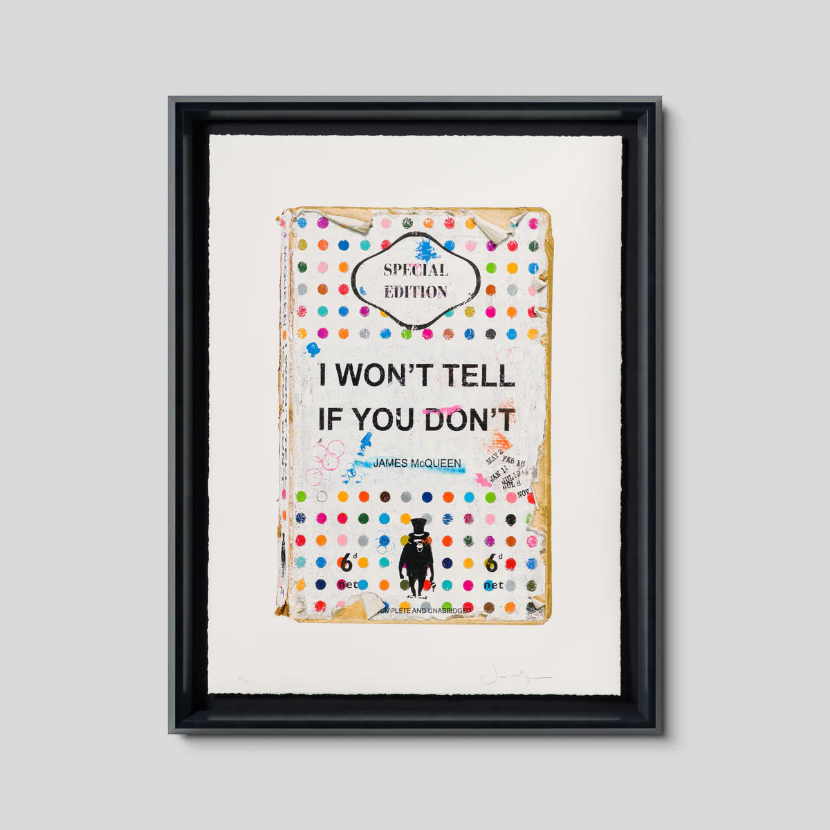 James McQueen, I Wont Tell If You Dont, 2025 (Framed)
