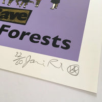 Jamie Reid, God Save Our Forests, 2015 - Smolensky Gallery