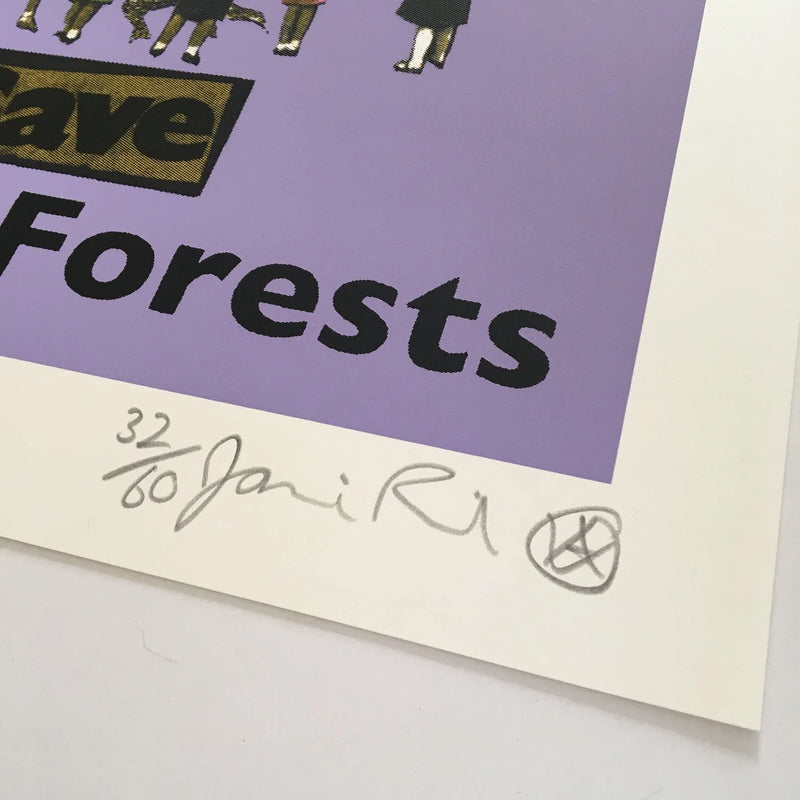 Jamie Reid, God Save Our Forests, 2015 - Smolensky Gallery