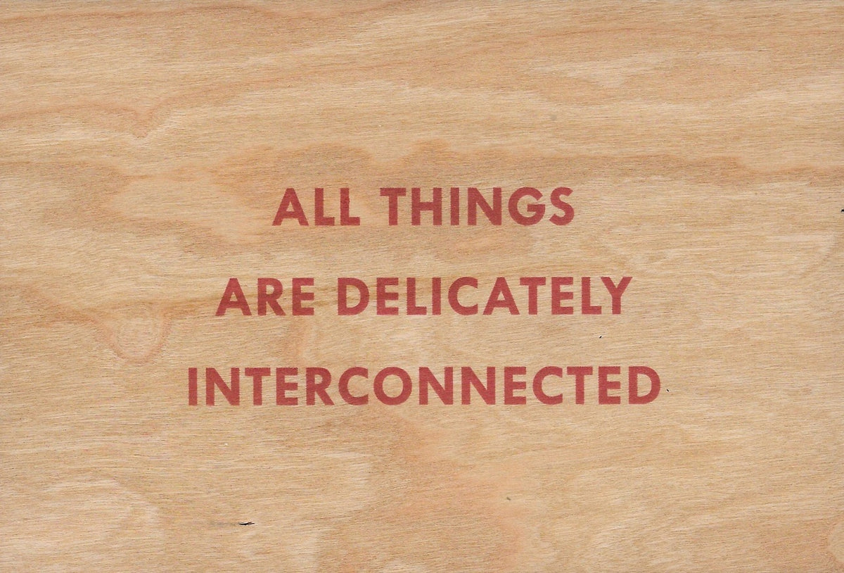 Jenny Holzer, 'All Things Are Delicately Interconnected', 1977-1979, Framed Art for sale from Smolensky Gallery