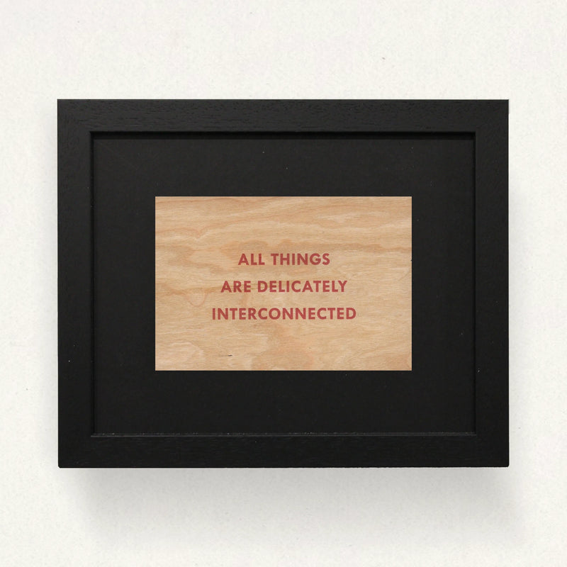 Jenny Holzer, 'All Things Are Delicately Interconnected', 1977-1979, Framed Art for sale from Smolensky Gallery