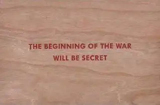 Jenny Holzer, Survival 'The Beginning of the War Will Be Secret', 1983-1985, Framed Art for sale from Smolensky Gallery