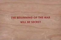 Jenny Holzer, Survival 'The Beginning of the War Will Be Secret', 1983-1985, Framed Art for sale from Smolensky Gallery