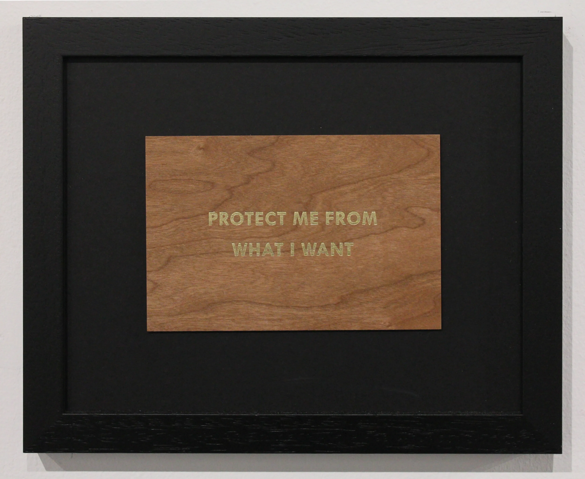 Jenny Holzer, Truism 'Protect Me From What I Want, 1994