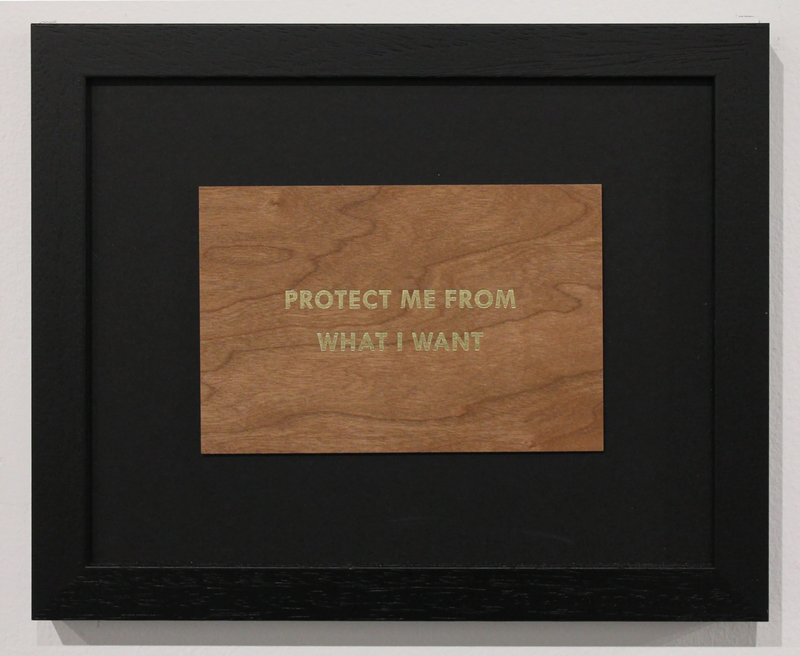 Jenny Holzer, Truism 'Protect Me From What I Want, 1994