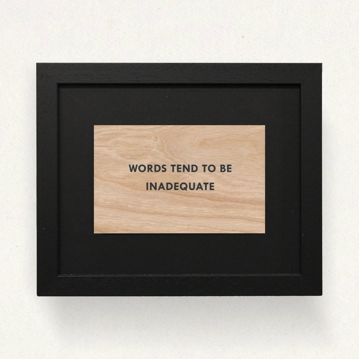 Jenny Holzer, Truisms 'Words Tend To Be Inadequate', 1977-1979, Framed Art for sale from Smolensky Gallery