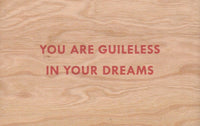 Jenny Holzer, Truisms 'You Are Guileless In Your Dreams', 1977-1979, Framed Art for sale from Smolensky Gallery