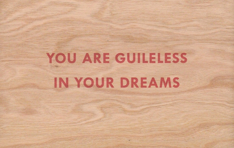 Jenny Holzer, Truisms 'You Are Guileless In Your Dreams', 1977-1979, Framed Art for sale from Smolensky Gallery