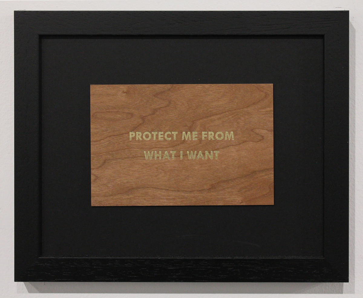 Jenny Holzer, Truism 'Protect Me From What I Want, 1994