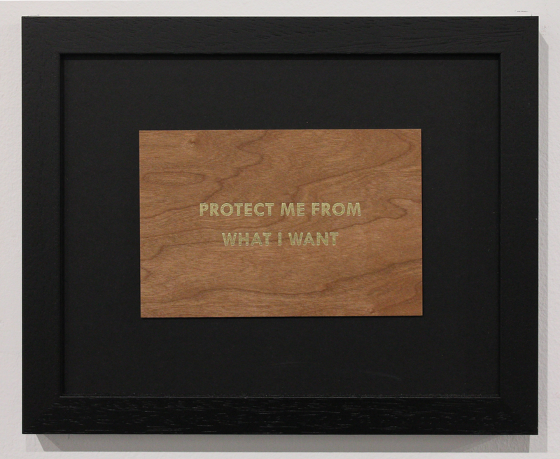 Jenny Holzer, Truism 'Protect Me From What I Want, 1994