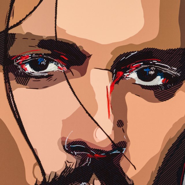 Johnny Depp, Five, 2023, limited edition signed prints for sale from Smolensky Gallery