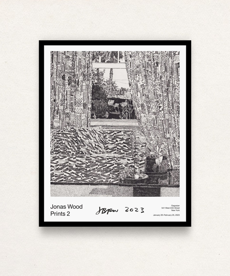 Jonas Wood, Prints 2, 2023 contemporary art for sale from Smolensky Gallery