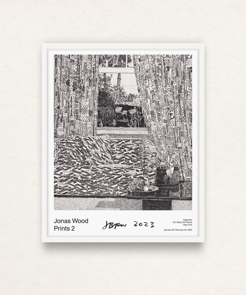 Jonas Wood, Prints 2, 2023 contemporary art for sale from Smolensky Gallery
