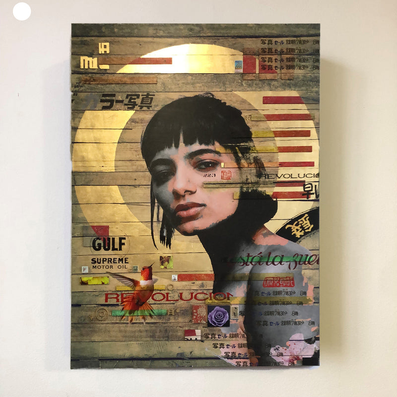 (The Trunk of Funk)Gareth Tristan Evans, Junk Revolucion In Layers XL limited edition art for sale from Smolensky Gallery