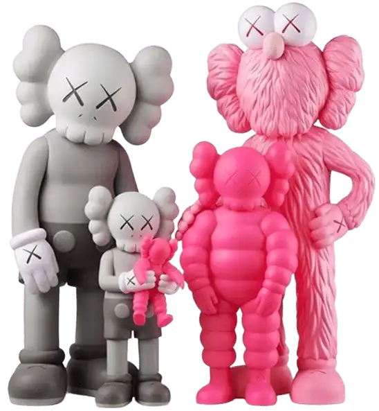 KAWS, Family (Pink) art for sale from Smolensky Gallery