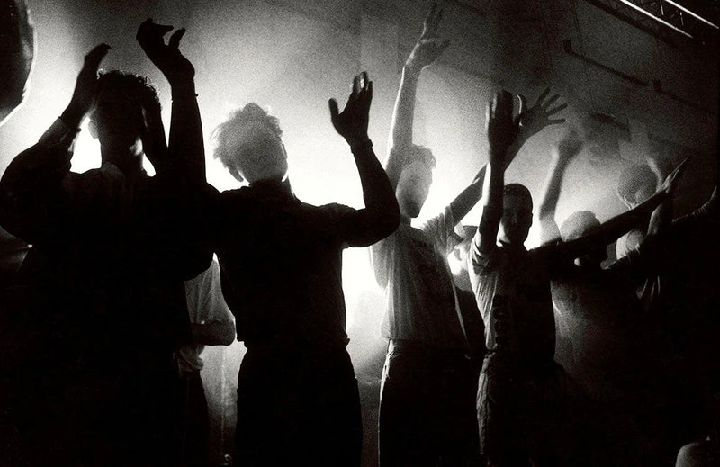 Kevin Cummins, The Hacienda Manchester, 1988 photograph print for sale Smolensky Gallery