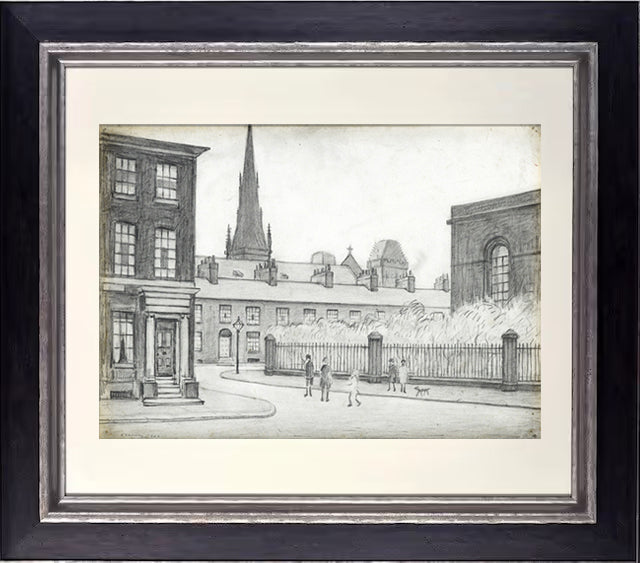 L.S. Lowry, St Philips Church Salford, 1926, prints for sale from Smolensky gallery
